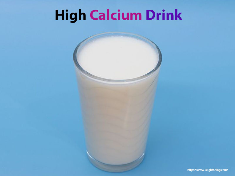 High calcium drink for strong bones teeth and muscles